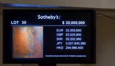 The very last sign
at $30 million. - The Price of Everything