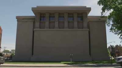 The very material that Unity
Temple is constructed from - Frank Lloyd Wright: The Man Who Built America