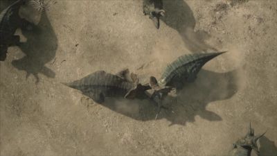 The veteran has a four-ton weight advantage... - Prehistoric Planet