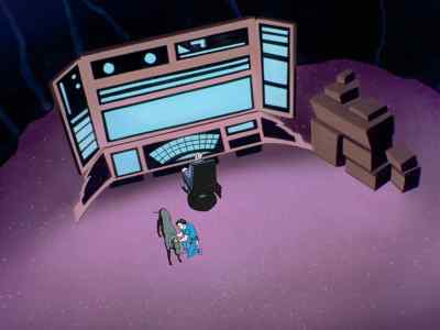 The vial contained
a rare man-made isotope. - Batman Beyond