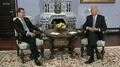 The Vice President framed things
very broadly, to say that we - Putin vs the West