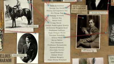 The victims died from things
as varied - Tutankhamun: Secrets of the Tomb