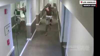 The video, captured on
multiple cameras, shows Combs - Diddy: Monster's Fall