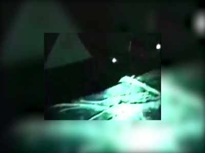 The videotape
provides a grainy glimpse - Above Majestic