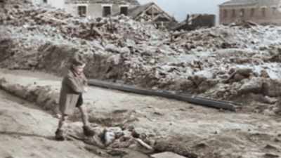 The view was awful 
when I passed by. - Greatest Events of World War II in Colour