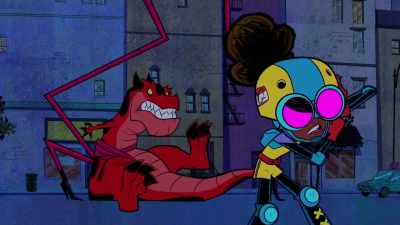 The voice is literally
describing everything
happening right now! - Marvel's Moon Girl and Devil Dinosaur