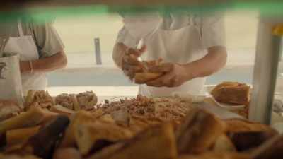The warm, wet climate enabled
him to make sourdough, - Eva Longoria: Searching for Mexico
