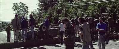 The Warriors have barricaded
Highway 344.* - Beans