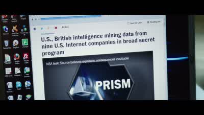 The Washington Post and the Guardian in London reportingthat the NSA and the FBIare tapping directly into the central serversof nine leading Internet companiesincluding Microsoft Yahoo Google FacebookAOL Skype YouTube and Apple - Snowden