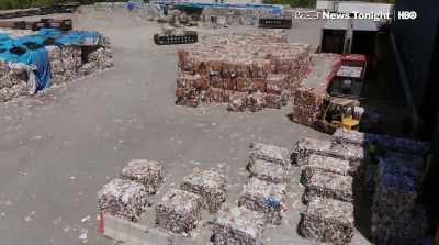     The waste that used to be
        shipped elsewhere - The Story of Plastic