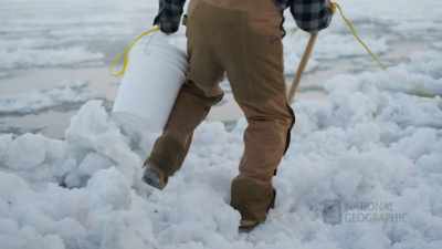The water every day is
dropping and there's - Life Below Zero: First Alaskans
