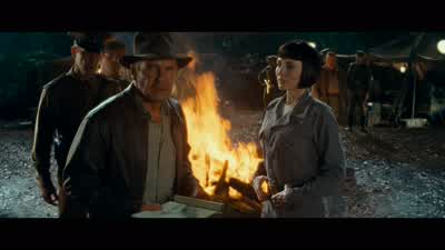 The water sleeps until the great snakeThese aren't just drawings they're directions Get me a map - Indiana Jones and the Kingdom of the Crystal Skull