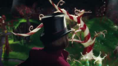 The waterfall is most important. - Charlie and the Chocolate Factory