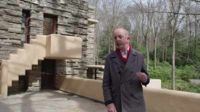 The waterfall on its own
was undoubtedly beautiful, - Frank Lloyd Wright: The Man Who Built America