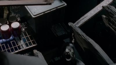 The water's been coming down
that hole for a while. - The Walking Dead