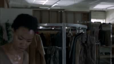 The water's been coming down that hole for a while. - The Walking Dead