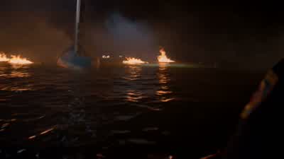-The water's on fire. - 9-1-1