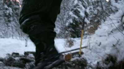 The way I'm using the rocks is
kinda building a ring around - Life Below Zero: Next Generation