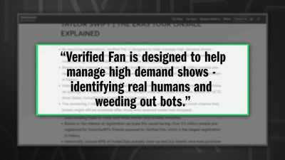 - The way Ticketmaster works
with their Verified Fan system, - Impact x Nightline