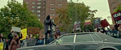 The wealthy areas
are already clearing! - The First Purge