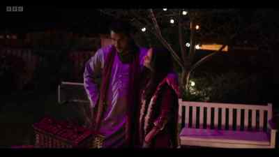 The wedding, touching Mum's feet, - Virdee