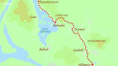 The West Highland Way
stretches 96 miles - - Iain Robertson Rambles