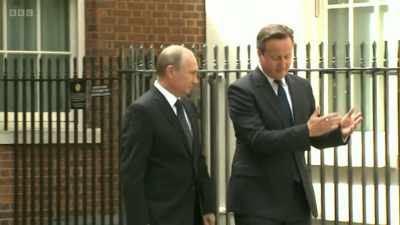 The West had just gone public
with accusations that Assad's - Putin vs the West
