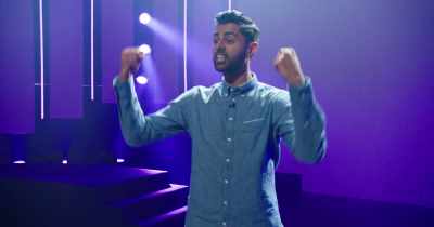 The wheelie thing, the backpack,
the gun that catches ghosts... - Hasan Minhaj: Homecoming King