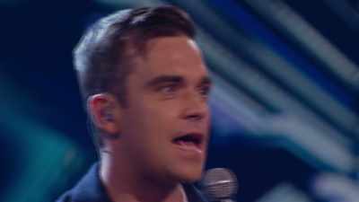 The whole thing
that happened in Leeds - Robbie Williams