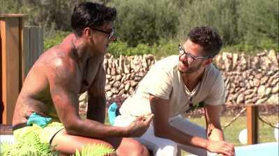 The whole thing
with Olivia was like,
me and Olivia, obviously, - Love Island