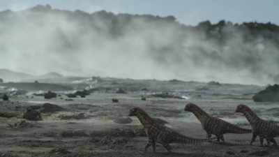 The winds may have changed in their favor, - Prehistoric Planet