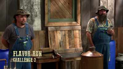 The winner of this flat
for your next challenge, - Moonshiners: Master Distiller