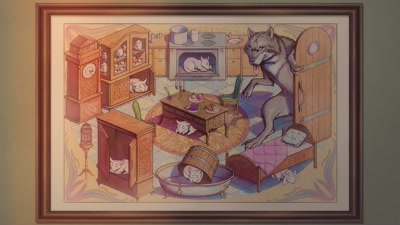 "The Wolf and the Seven Young Goats." - Lonely Castle in the Mirror