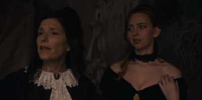 The woman at the
stake, cut her down. - The Pale Door