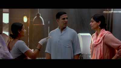 The women understood
all about pads... - Pad Man