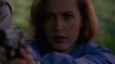 The woods have gone silent again. - The X-Files