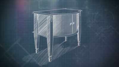 The woodworkers have designed their
drinks cabinets in advance. - Handmade: Britain's Best Woodworker