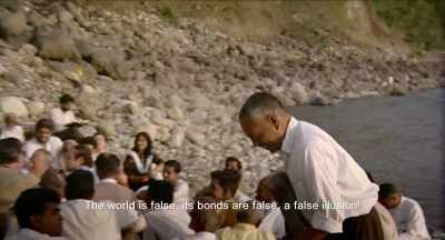 The world is false,
its bonds are false, a false illusion! - The Beatles and India