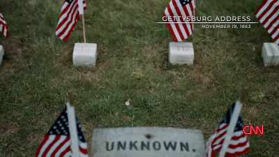 THE WORLD WITH LITTLE NOTE WILL
NOT REMEMBER WHAT WE SAY HERE, - Lincoln: Divided We Stand