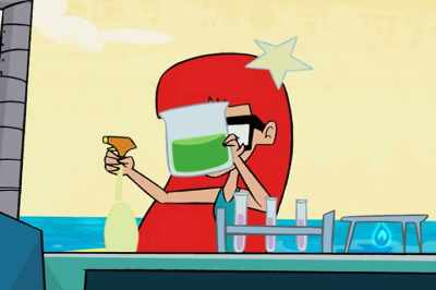 The world's first
instant hyperkinetic tanning spray - Johnny Test