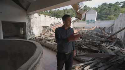 The worst damage
can be seen over here. - Mysteries of the Abandoned