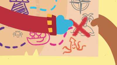 The X on the map is there
For a good reason - Sago Mini Friends