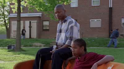 The young, light-skinned kid from the cemetery. - The Wire