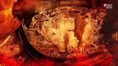 Their ashes are up to 1 metre thick. - Curse of the Ancients with Alice Roberts