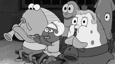 Their biggest
obstacle was proving - SpongeBob DocuPants