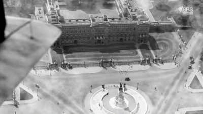 Their cameras peered down
on Buckingham Palace. - Scotland from the Sky