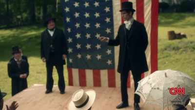 >> THEIR DEBATES FIRE UP THE
NATION. - Lincoln: Divided We Stand
