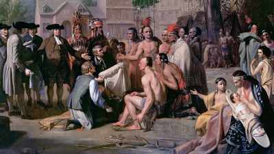 Their Fathers received ours,
when Strangers here, - Benjamin Franklin