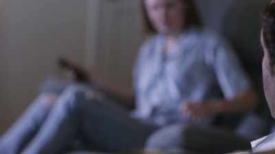 Their interactions were tense,
sometimes almost hostile. - Buried In The Backyard
