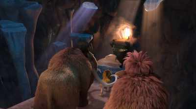 Their lives may depend on
an unstable weasel who talks to his hand. - The Ice Age Adventures of Buck Wild